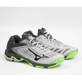 Buty do siatkówki Mizuno Wave Lightning Z5 M V1GA190037 szare odcienie szarości 1