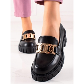 Seastar Czarne Mokasyny Fashion 1