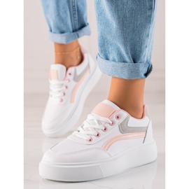 Weide Casualowe Buty Na Platformie białe 2