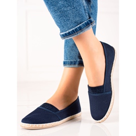 TRENDI Casualowe Granatowe Espadryle 1