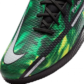 Buty piłkarskie Nike Phantom GT2 Academy Df Sw Ic M DM0720 003 zielony, wielokolorowy zielone 4