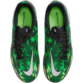 Buty piłkarskie Nike Phantom GT2 Academy Ic Sw Jr DM0749 003 czarne zielone zielone 1