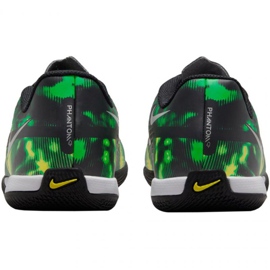 Buty piłkarskie Nike Phantom GT2 Academy Ic Sw Jr DM0749 003 czarne zielone zielone 3