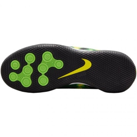 Buty piłkarskie Nike Phantom GT2 Academy Ic Sw Jr DM0749 003 czarne zielone zielone 4
