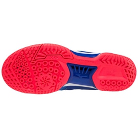 Buty halowe Mizuno Wave Fang Nx M 71GA205022 białe niebieskie 1