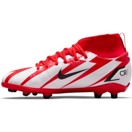 Buty piłkarskie Nike Mercurial Superfly 8 Club CR7 Mg Jr DB0926 600 wielokolorowe białe 1