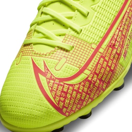 Buty piłkarskie Nike Mercurial Vapor 14 Club FG/MG Jr CV0823-760 żółte żółcie 8