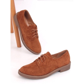 Mokasyny sznurowane camel TU146 Camel brązowe wielokolorowe 1