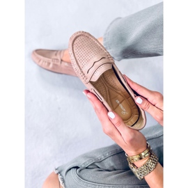 Mokasyny damskie Minori Pink różowe 2