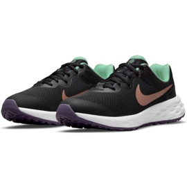Buty do biegania Nike Revolution 6 Jr DD1096 005 czarne 2