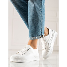 Seastar Białe Trampki Na Platformie 2