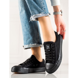 Evento Klasyczne Czarne Trampki 1