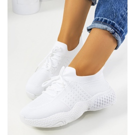 Białe sneakersy sportowe Donatil 1