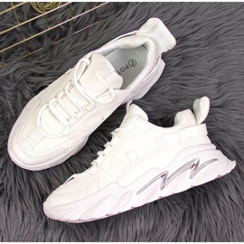 Sneakersy na platformie Potocki W WOL54 białe 2