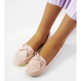 Różowe mokasyny damskie Santoro 1