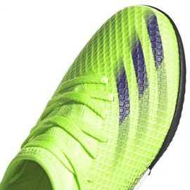 Buty piłkarskie adidas X Ghosted.3 Tf Jr EG8216 wielokolorowe zielone 3