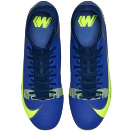 Buty piłkarskie Nike Mercurial Superfly 8 Academy FG/MG M CV0843 574 niebieskie niebieskie 2