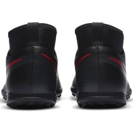 Buty piłkarskie Nike Mercurial Superfly 7 Club Tf Jr AT8156-060 czarne fioletowy, czarny 4