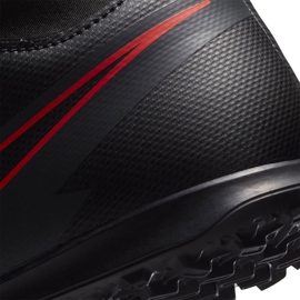 Buty piłkarskie Nike Mercurial Superfly 7 Club Tf Jr AT8156-060 czarne fioletowy, czarny 6