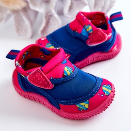 Dziecięce Buty Sportowe Do Wody ProWater 21-37-019B Różowe niebieskie 6