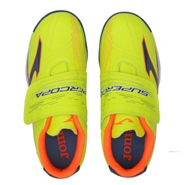 Buty piłkarskie Joma Super Copa 2209 Jr SCJS2209INV żółte żółcie 7