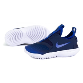 Buty Nike Flex Runner (PS) Jr AT4663-407 granatowe niebieskie 1