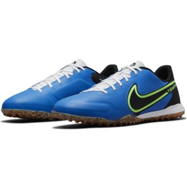 Buty piłkarskie Nike Tiempo Legend 9 Academy Tf M DA1191-403 niebieskie niebieskie 2