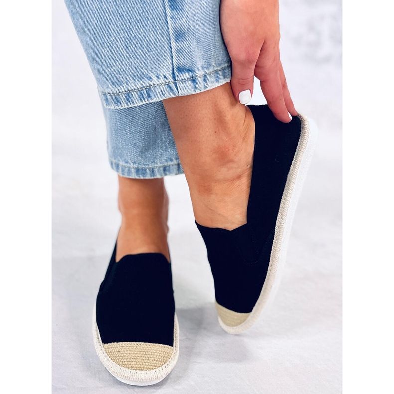Espadryle damskie Alba Black czarne 1