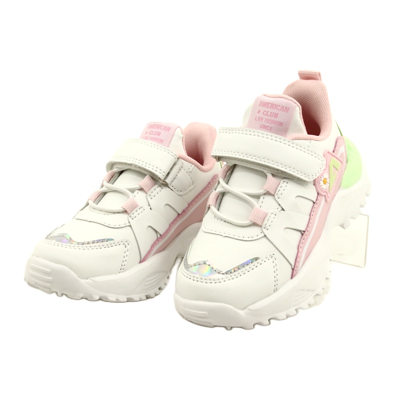 American Club na rzepy z hologramem AA25/22 Białe 2