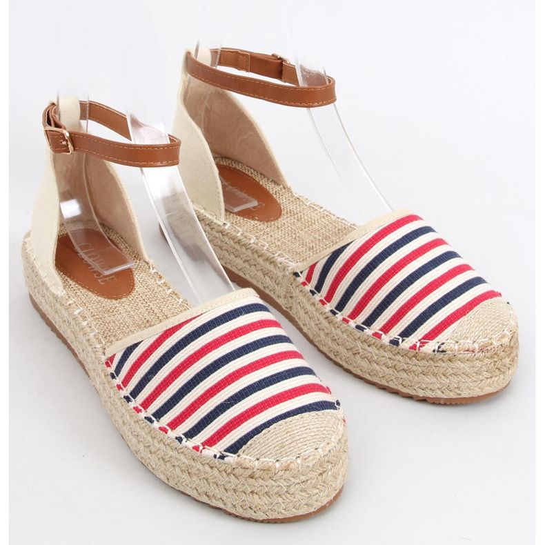 Espadryle w paski Gema Mix wielokolorowe 1