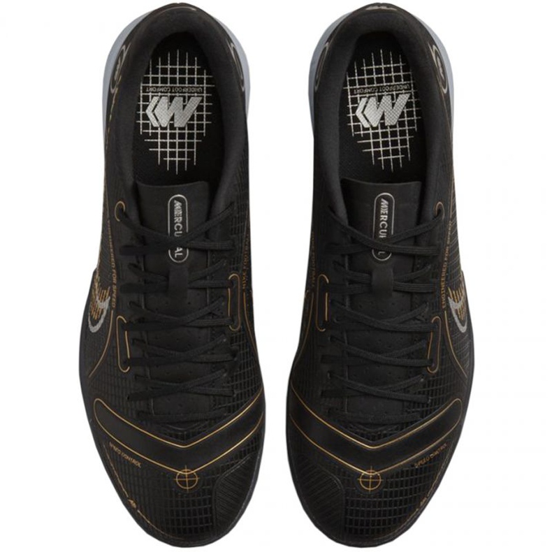 Buty piłkarskie Nike Mercurial Vapor 14 Academy Ic M DJ2876 007 czarne czarne 1