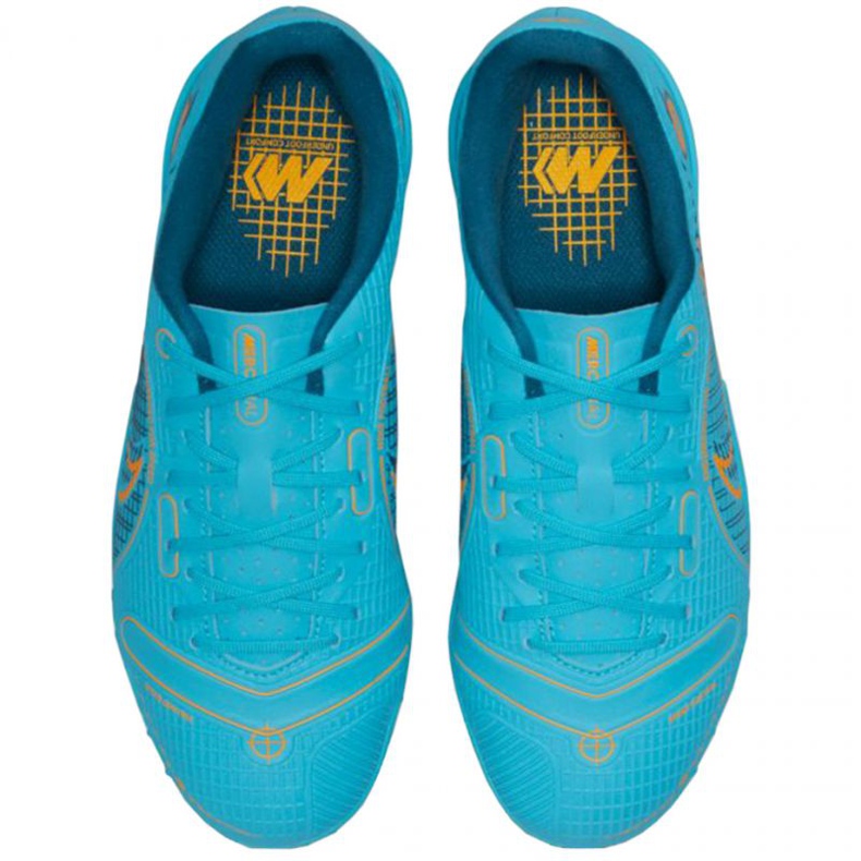 Buty piłkarskie Nike Mercurial Vapor 14 Academy Tf Jr DJ2863 484 niebieskie niebieskie 1