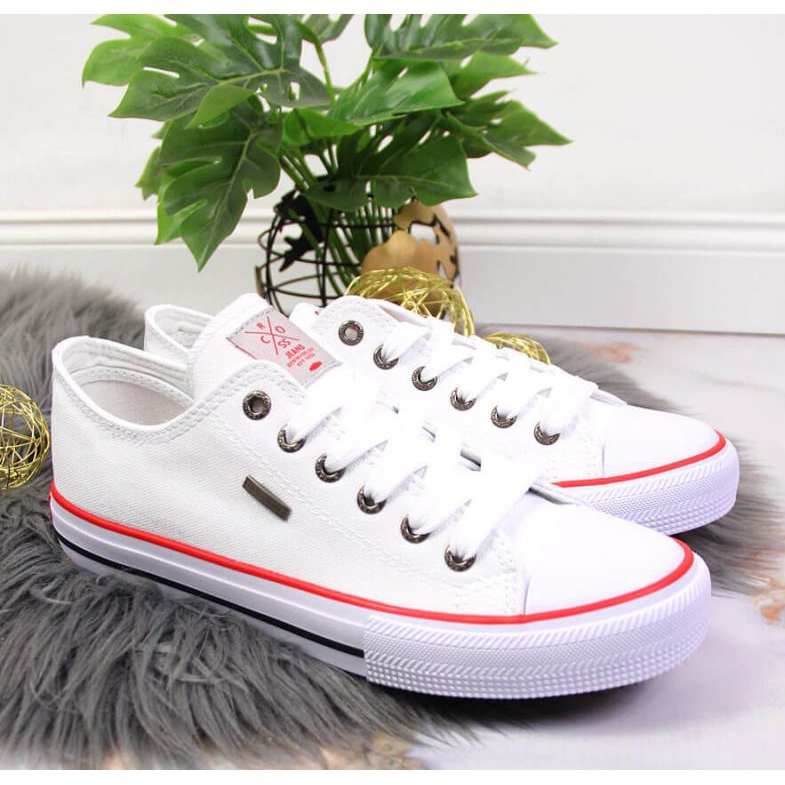 Trampki tekstylne Cross Jeans W JJ2R4009C białe 2