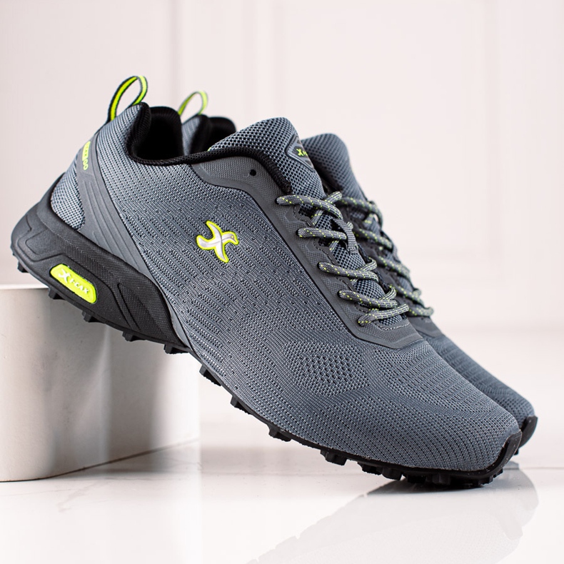 I-CAX Wygodne Buty Trekkingowe szare 2