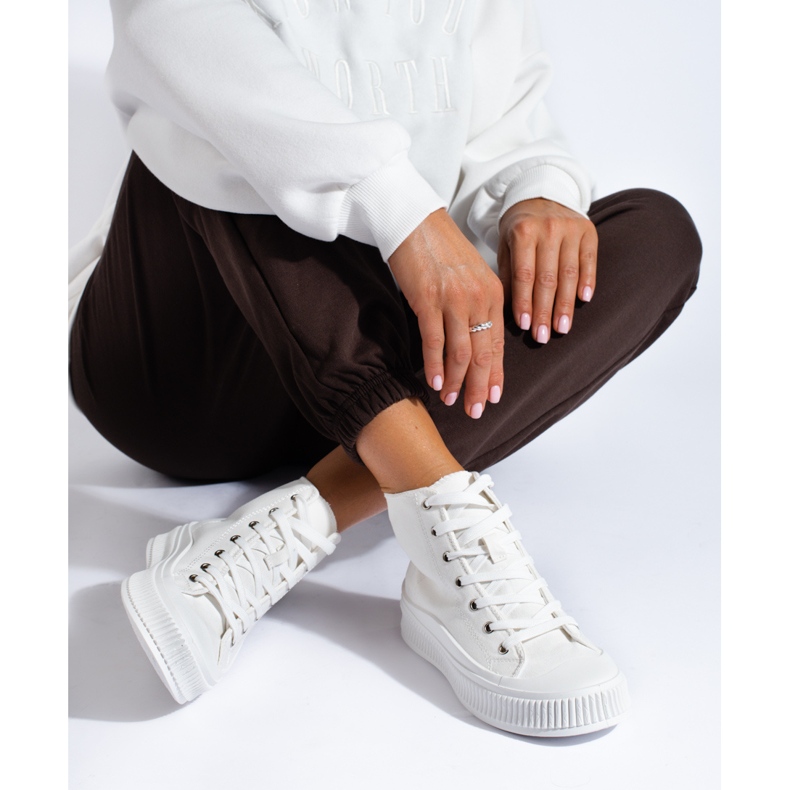 Seastar Wysokie Casualowe Trampki białe 1