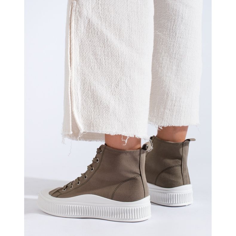 Seastar Wysokie Casualowe Trampki zielone 2