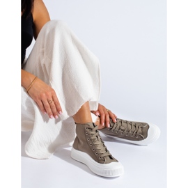 Seastar Wysokie Casualowe Trampki zielone 1