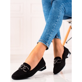 Stylowe Mokasyny Sergio Leone czarne 1