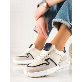 TRENDI Buty Sportowe beżowy 1