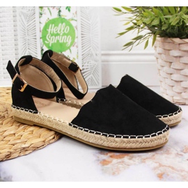 Espadryle eVento W EVE343A czarne 2