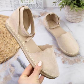 Espadryle eVento W EVE343B beżowe beżowy 1