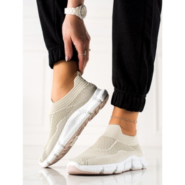Goodin Wsuwane Sneakersy beżowy 2