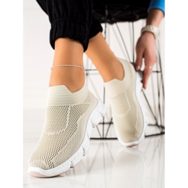 Goodin Wsuwane Sneakersy beżowy 1