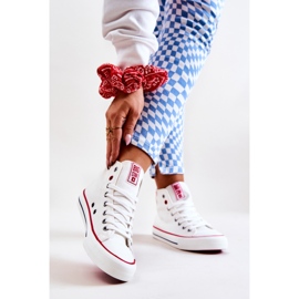 Wysokie Trampki Big Star JJ274127 Białe 1