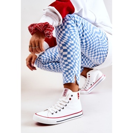 Wysokie Trampki Big Star JJ274127 Białe 2