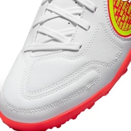 Buty piłkarskie Nike Tiempo Legend 9 Club Tf M DA1193 176 białe wielokolorowe 5