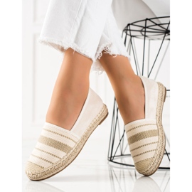 Anesia Paris Casualowe Espadryle beżowy 2