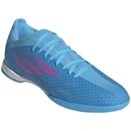 Buty piłkarskie adidas X Speedflow.3 In M GW7489 niebieskie niebieskie 3