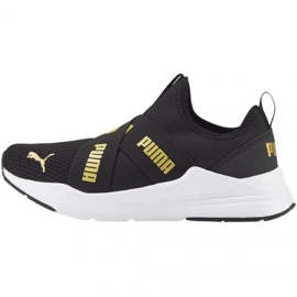 Buty Puma Wired Run Slip On Jr383732 04 czarne 1