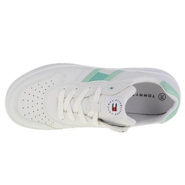 Buty Tommy Hilfiger Low Cut Lace-Up Sneaker W T3A4-32143-1351A166 białe 2